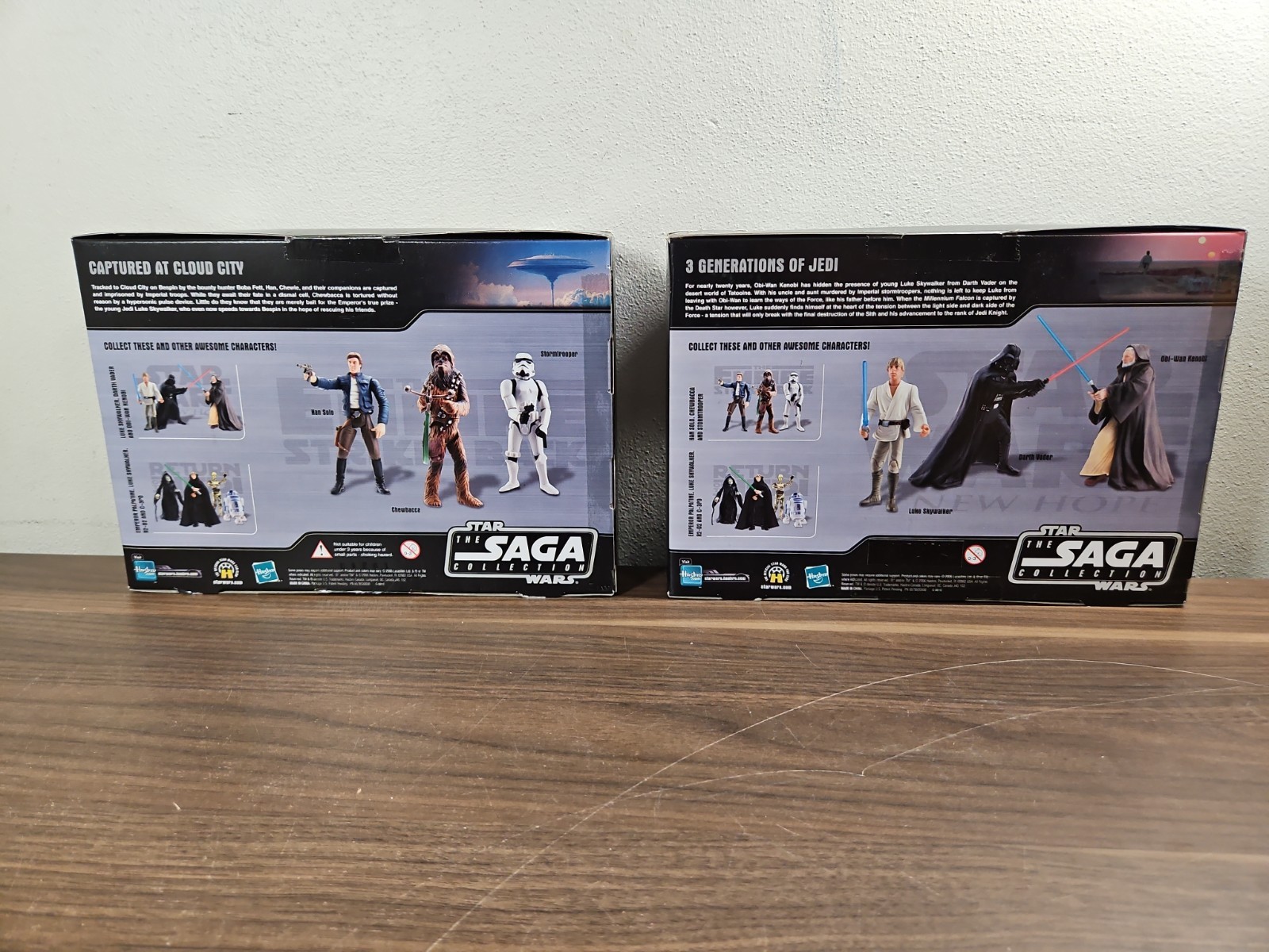 Star Wars The Saga Collection Episode IV A New Hope Luke Darth Obi Han Chewi Sto