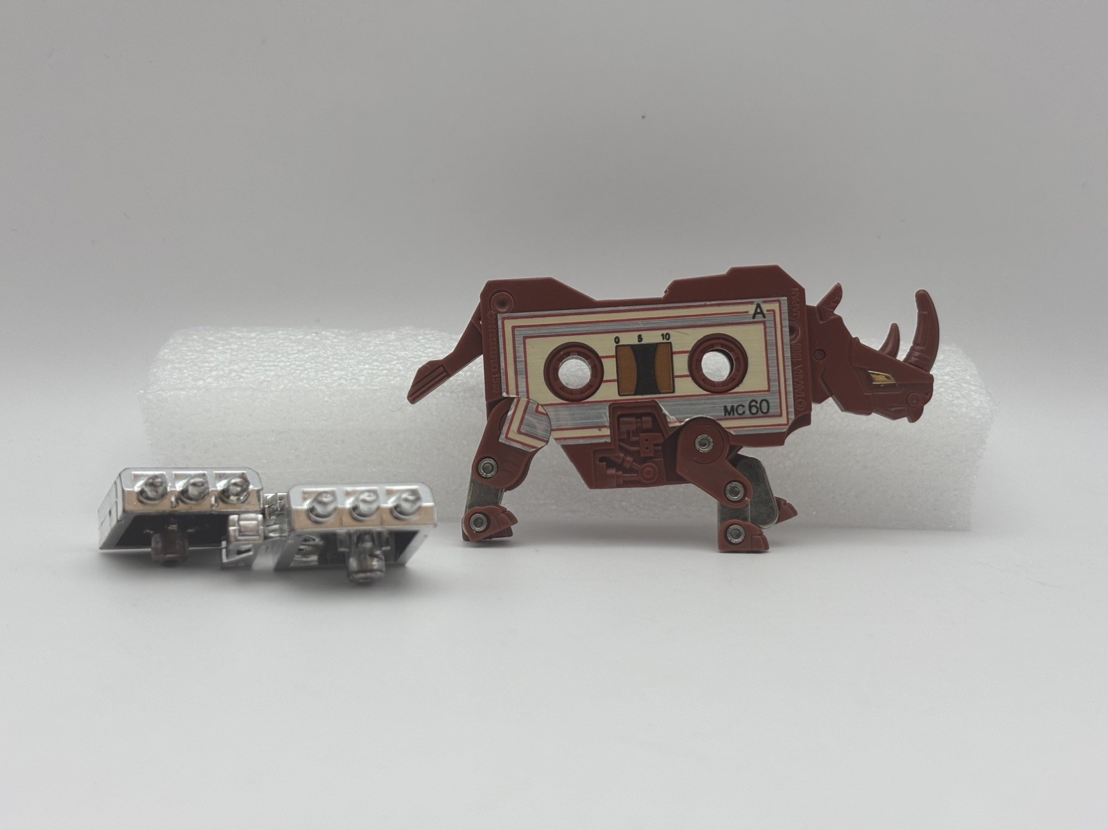 Ramhorn, Eject, Rewind & Steeljaw Transformers – G1 1986 – Vintage – wStat Cards