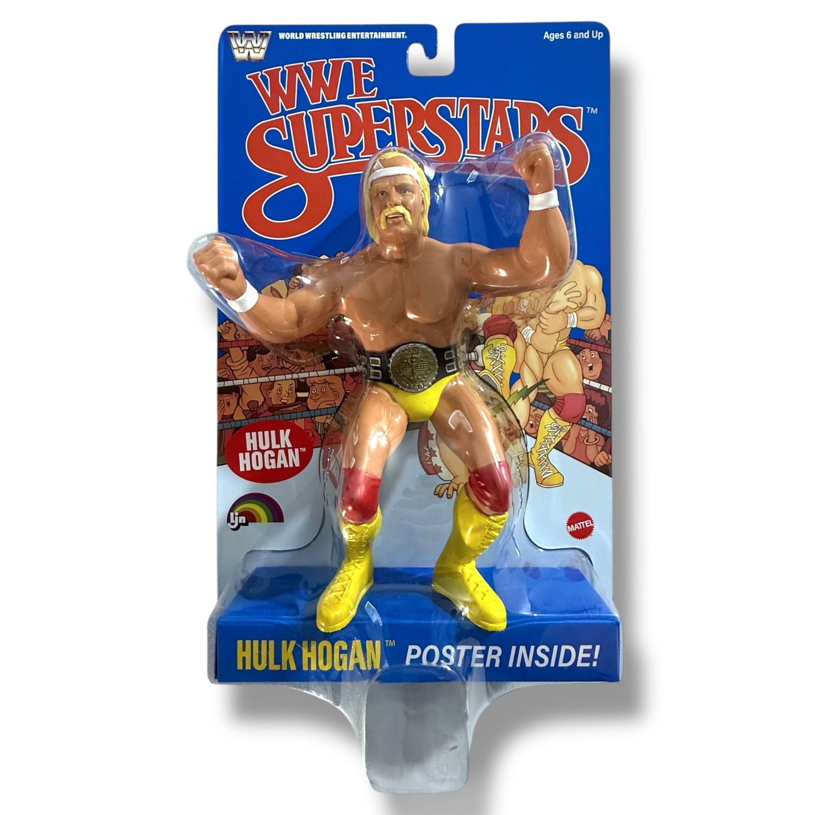 WWE LJN MATTEL SUPERSTARS HULK HOGAN 8″ ACTION FIGURE RETRO NEW In Hand