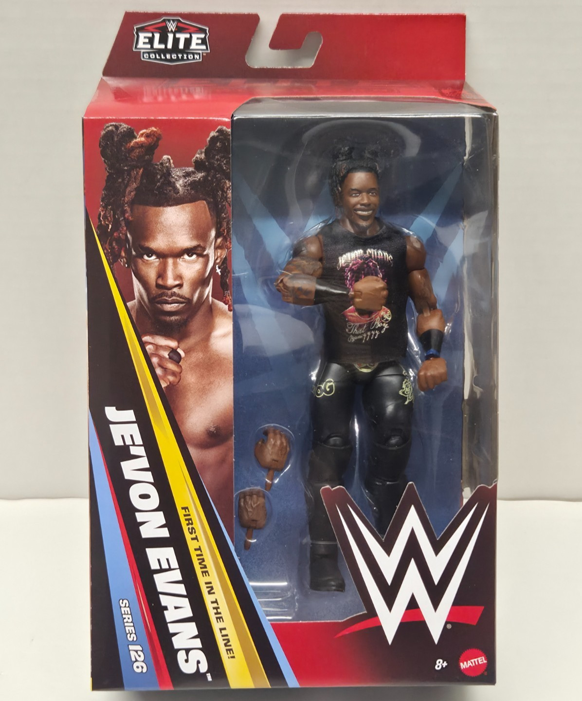 JE’VON EVANS WWE Mattel Elite Collection Series 126 Action Figure NEW MINOR WEAR