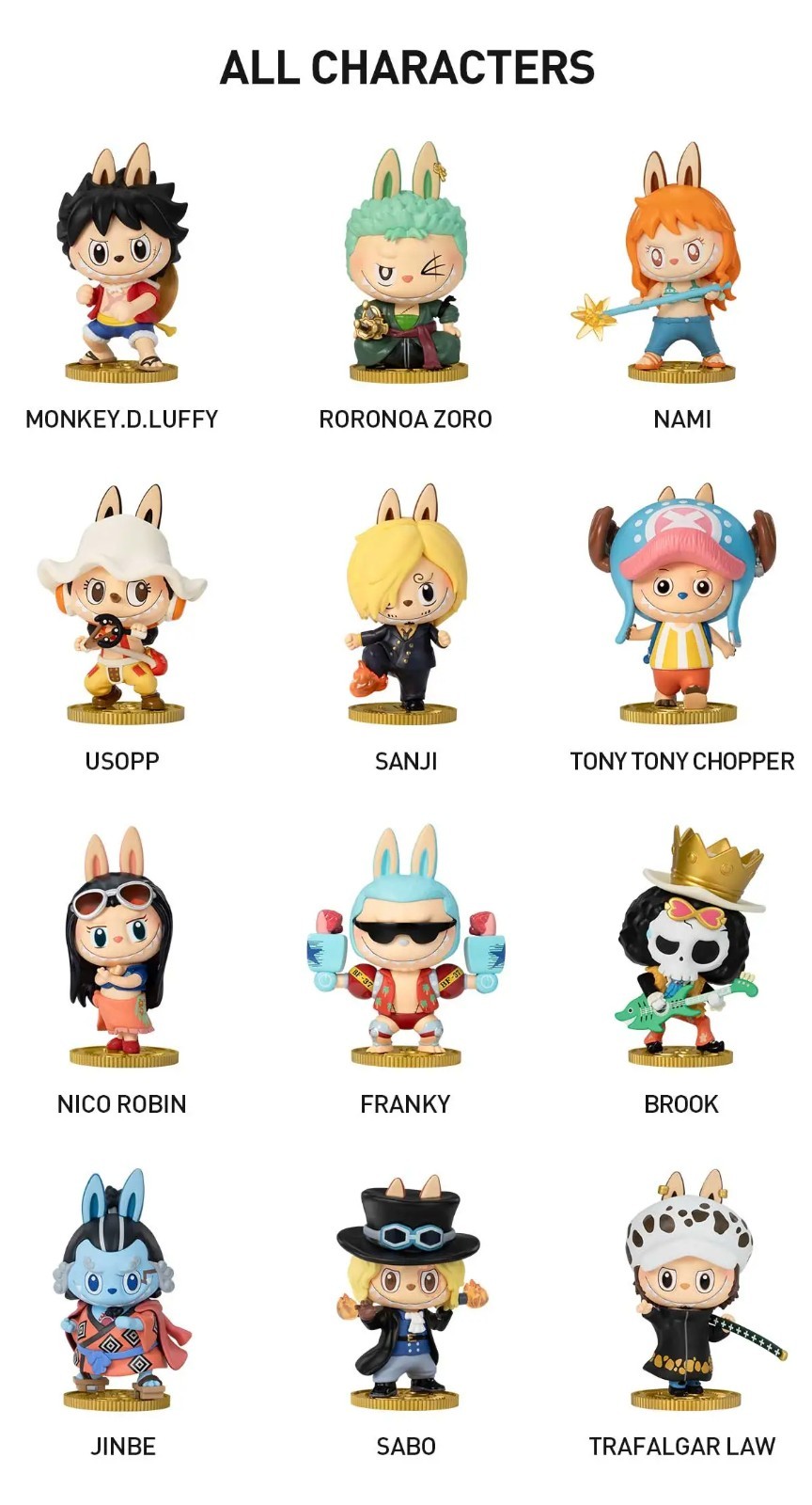 POP MART x Labubu The Monsters One Piece Series Figure Sealed Bag in Open Box