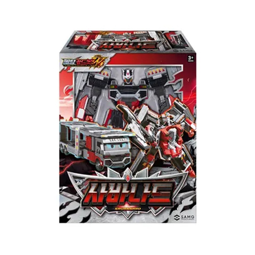 Metal Cardbot W Savannard Transform Robot Toy Beast Mode Korea Figure