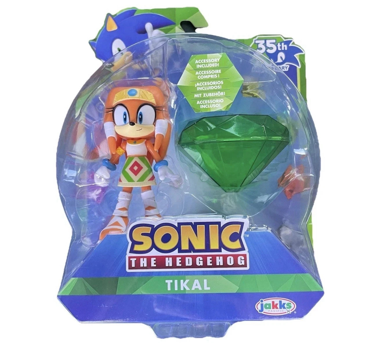 Sonic the Hedgehog Tikal Action Figure with Master Emerald – Jakks Pacific