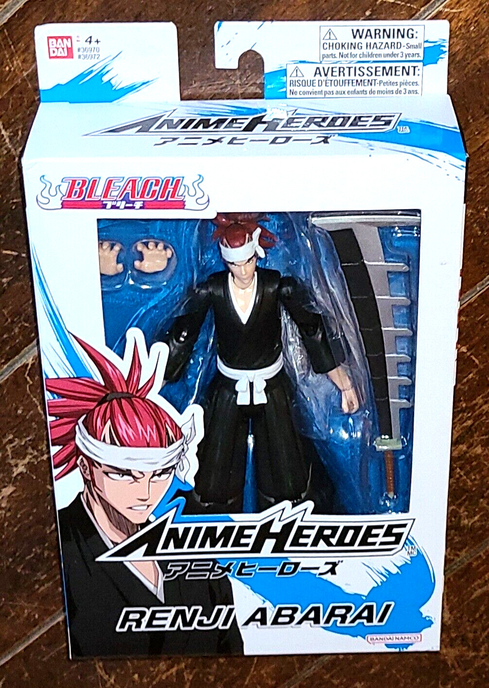 Anime Heroes Bleach RENJI ABARAI 6″ Action Figure (2023, BanDai) #36972