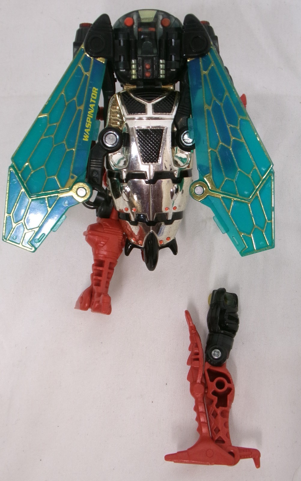 Transformers Beast Wars Transmetals Deluxe Waspinator Hasbro 1998 Incomplete