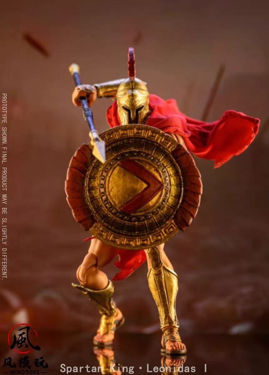 Wind Toys 1/12 King Leonidas I of Sparta Standard Ver. Action Figure In Stock