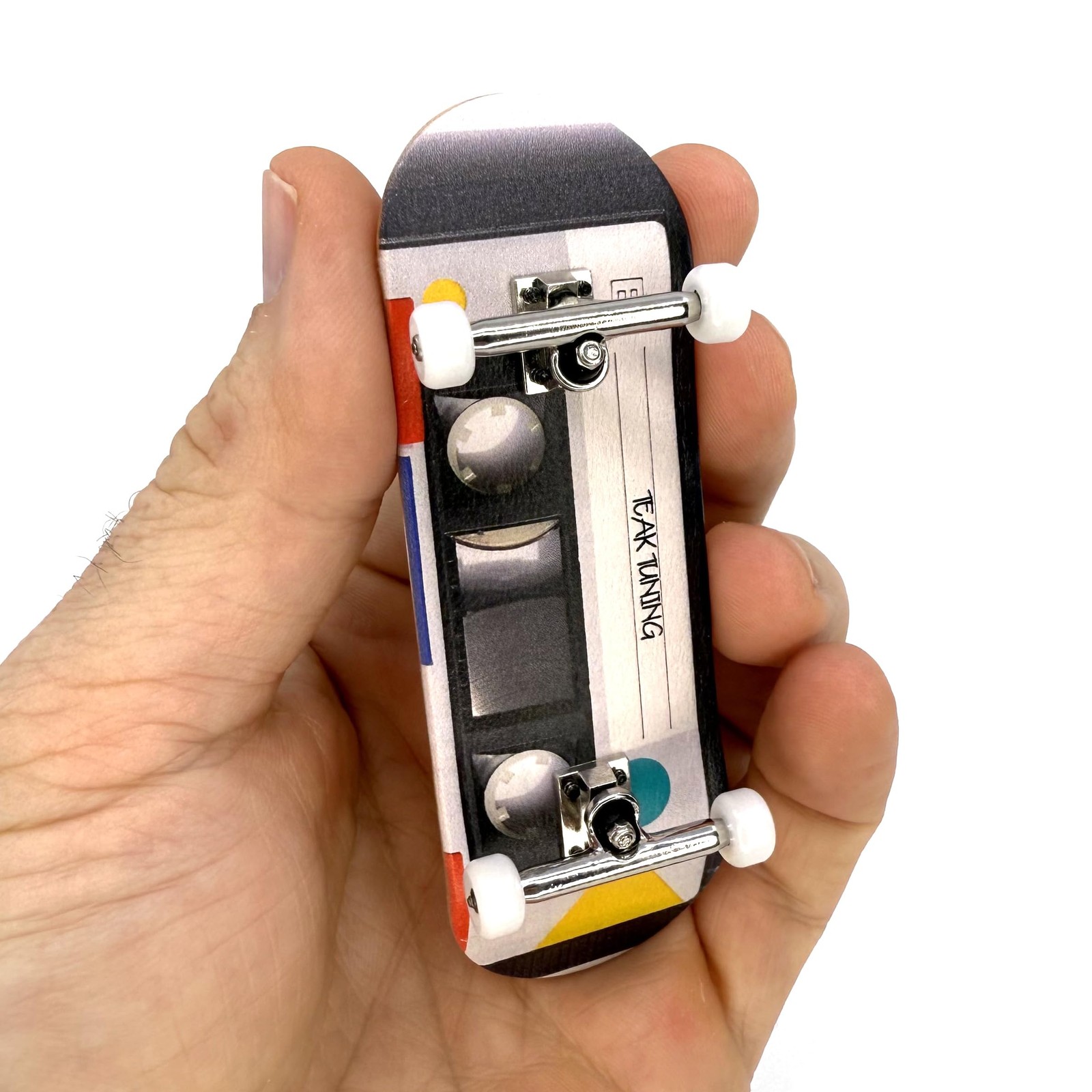 Fingerboard 32mm Pro Heat Transfer Graphic 34x97mm Fully Assembled Cassette Tape