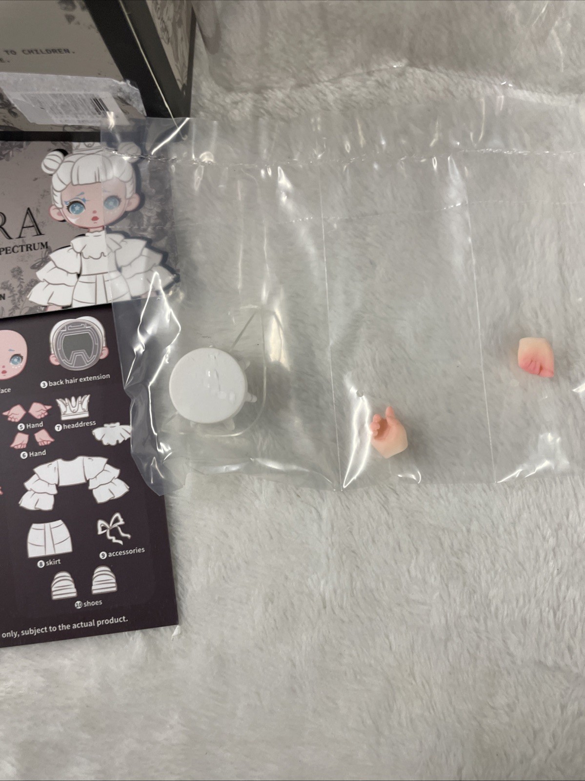 Laura Black and White Spectrum Series Toy City Surprise Doll Figure Open Box