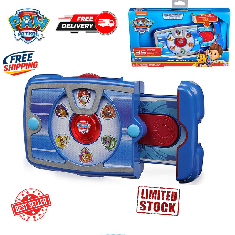 Original PAW Patrol Ryder Pup Pad Tablet Mission Launcher Rescue 17703-with box