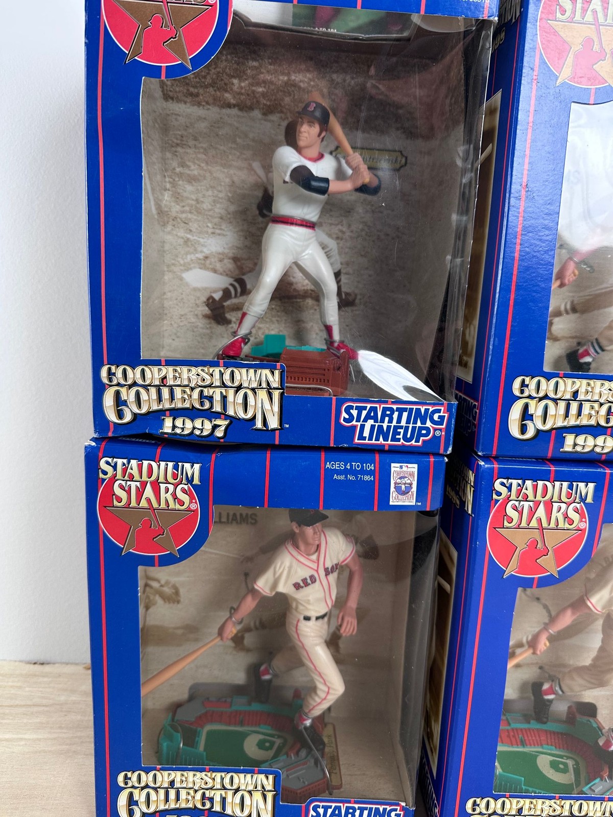 Starting Lineup Stadium Stars Ted Williams Lot 5 Cooperstown 1997 1998 Figures