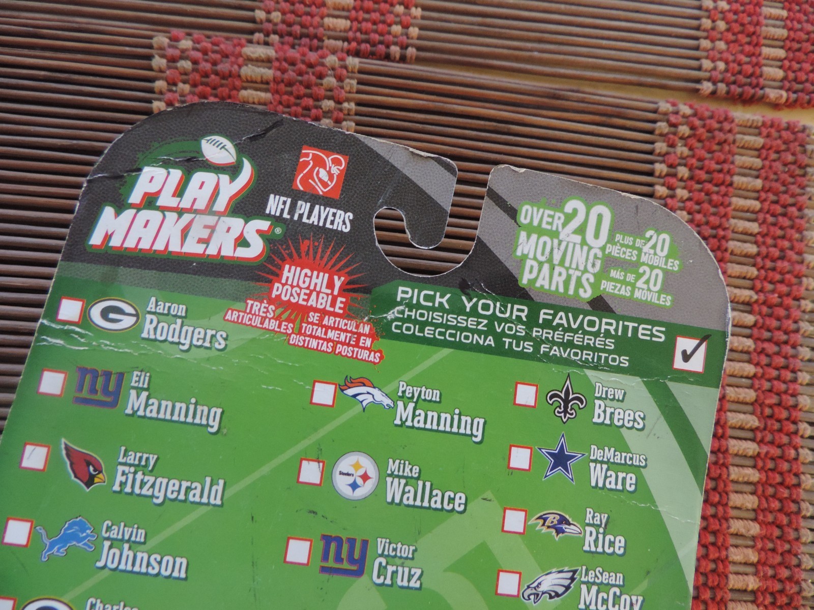 NFL PLAYMAKERS: BRADY, WILSON, BRYANT, LUCK, MANNING, TEBOW, ALLEN, FLACCO, WARE