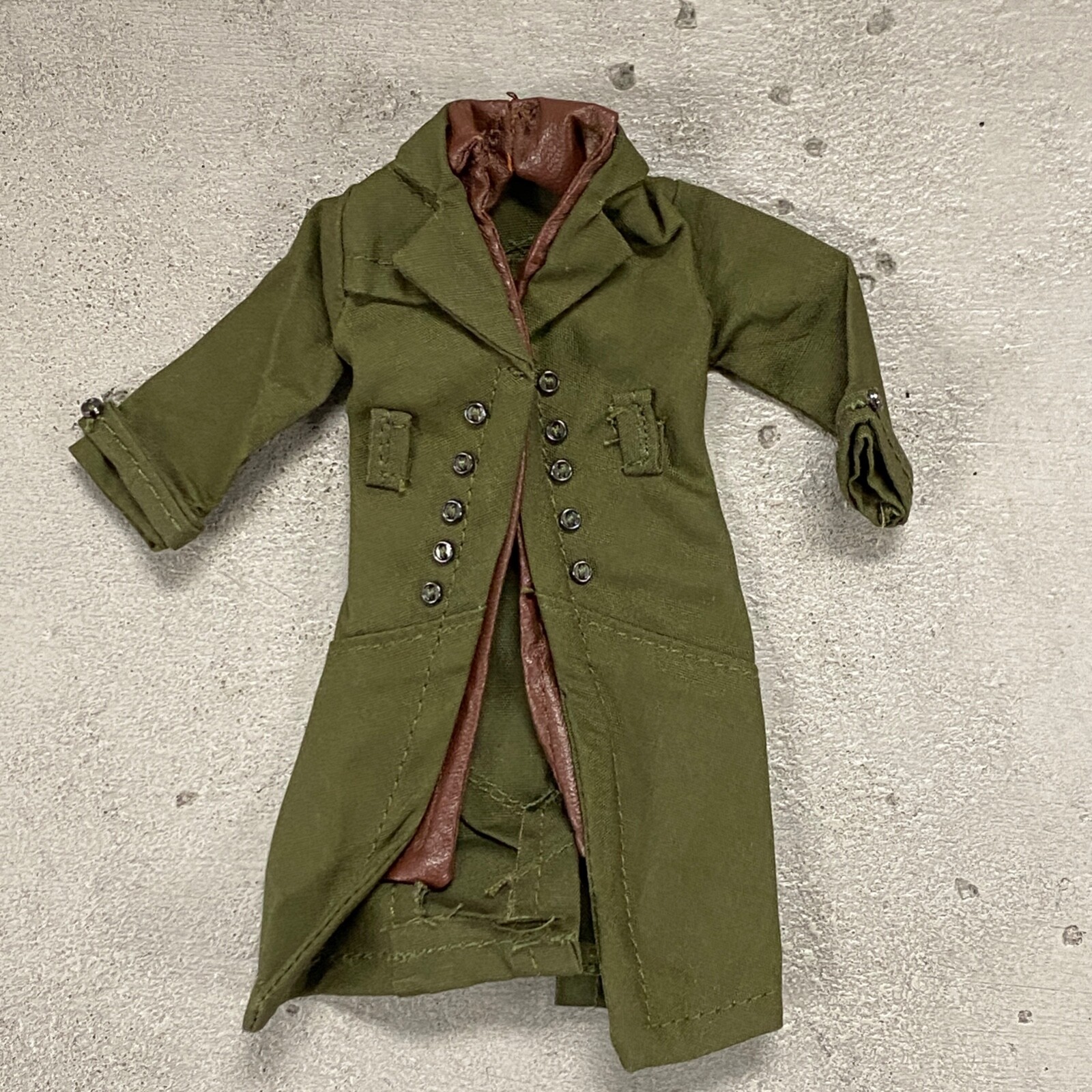 SU-LTC-MVOCK: Dark Green Wired Coat for Marvel Legends No Way Home Doc Ock