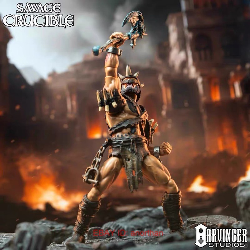 Harvinger Studios Savage Crucible Varnoks Unchained 1/12 Action Figure In Stock