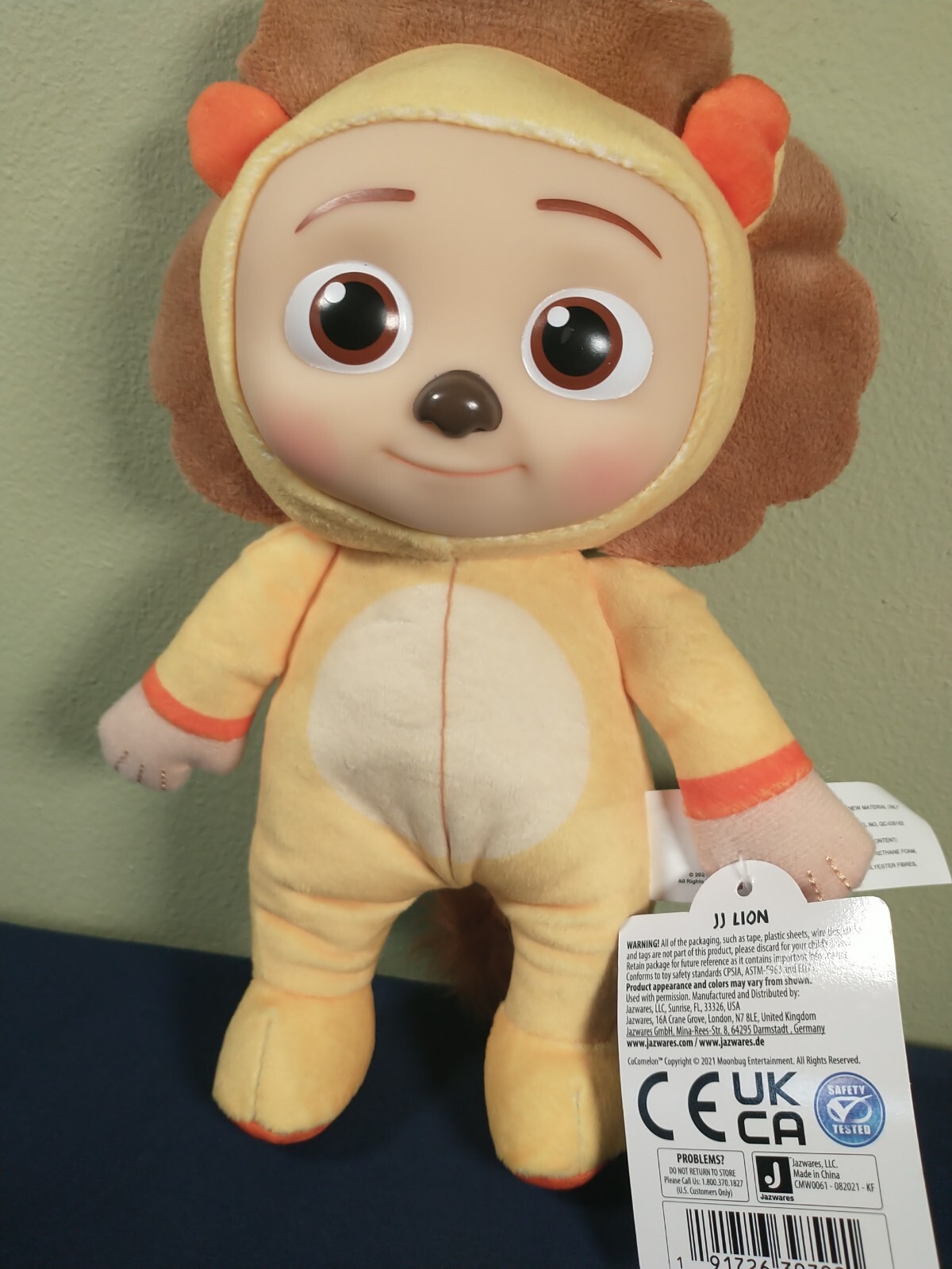 Cocomelon JJ Lion 8″ Plush Doll Toy JJ Doll – Brand New With Tags – Ships fast