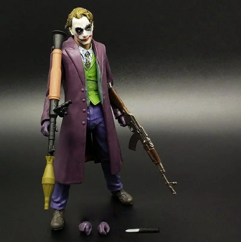 SHF Joker Action Figure 15cm The Dark Knight Heath Ledger V2 Articulated Movie