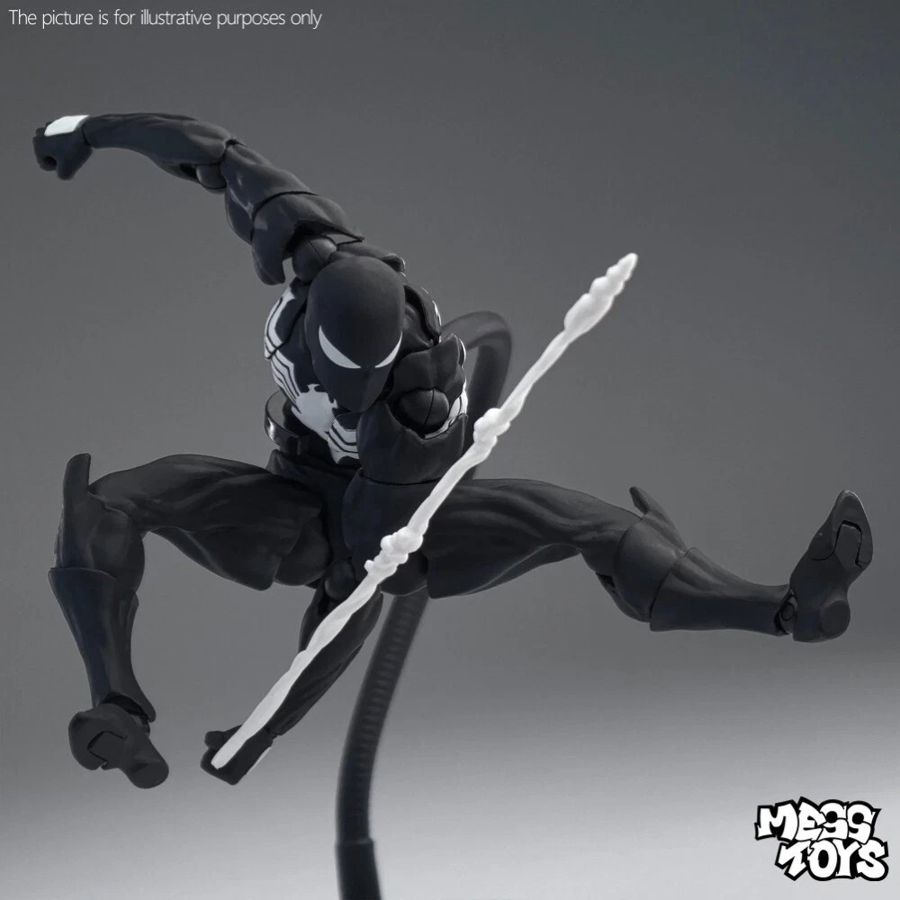 CT Toys Messtoys Symbiote Spider-Man Black Suit Action Figure Boxed – Marvel Ven