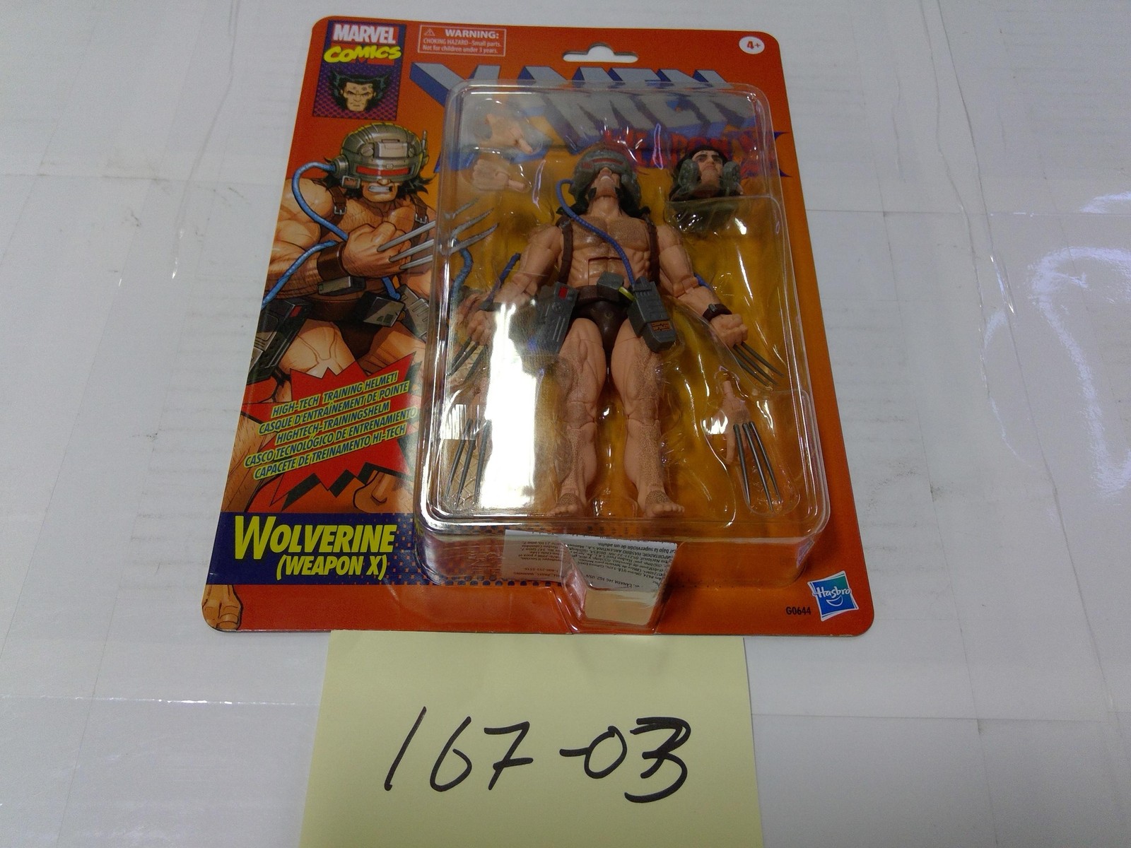 Marvel X-Men Wolverine Weapon X Action Figure Hasbro Carded Toy Multicolor New