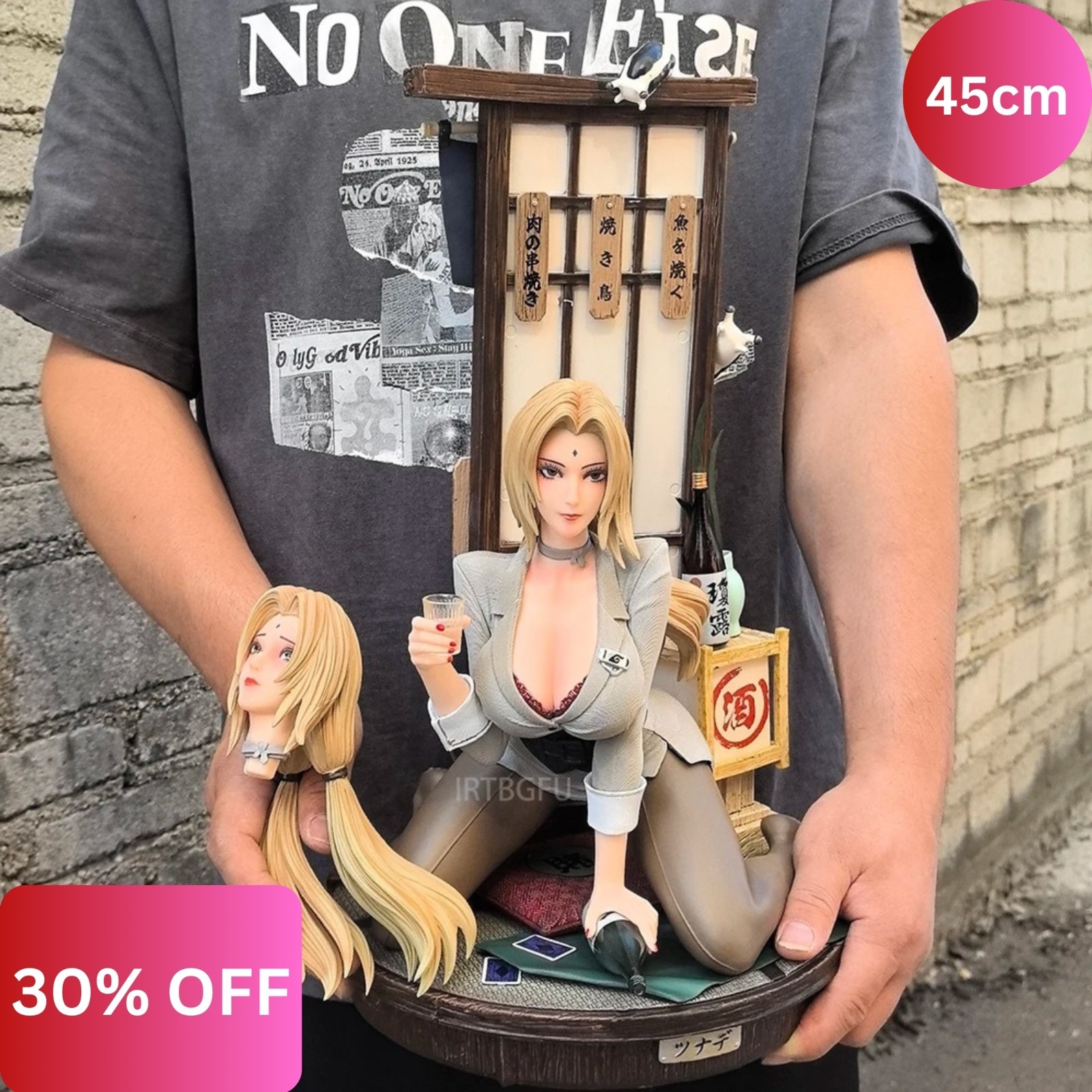 Anime Figure Inspired by Tsunade 45cm 1/4 PVC Model Collectibles With Extra Head