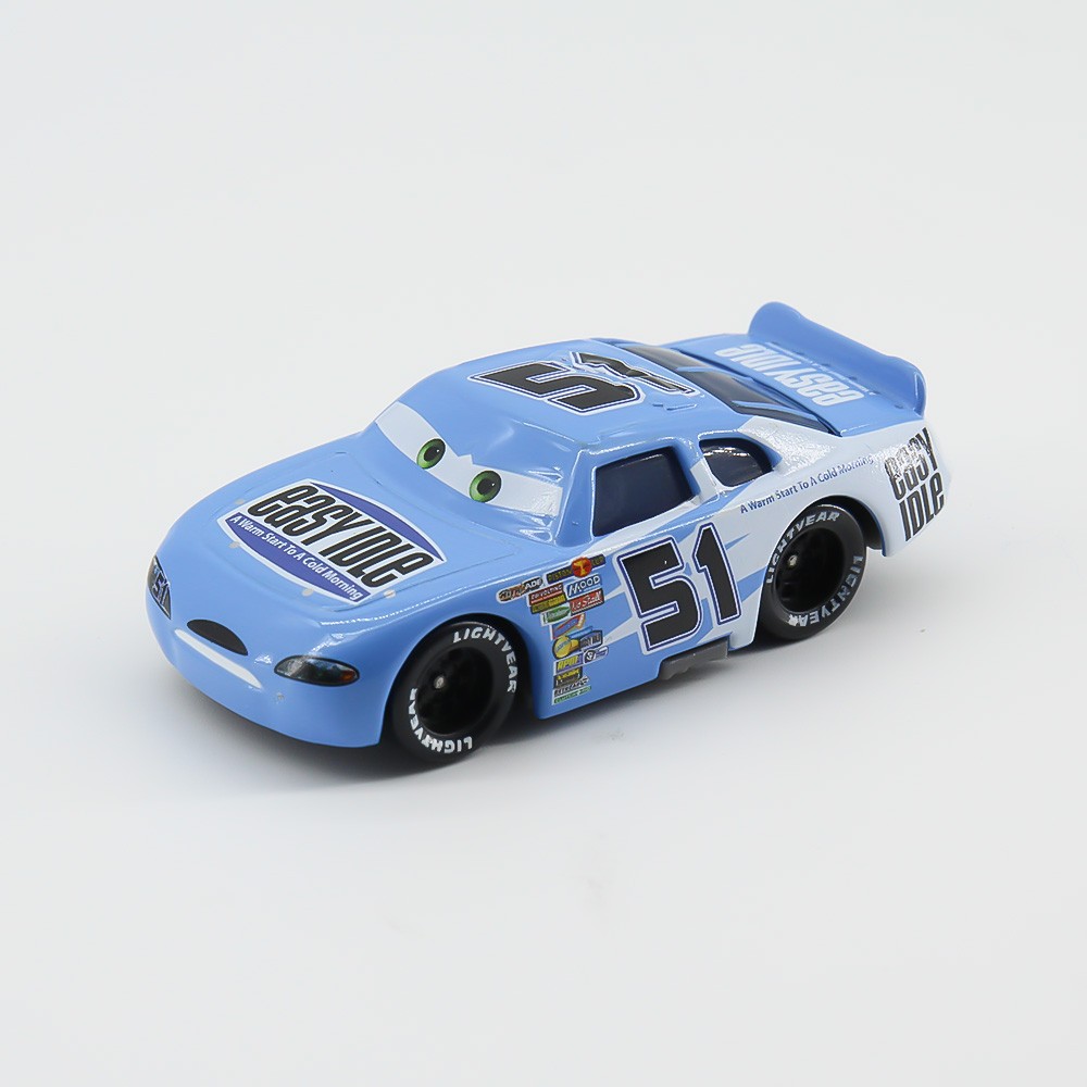 Disney Pixar Car1 No.51 Easy Idle 1:55 Diecast Model Toys Car Loose Gift Kids