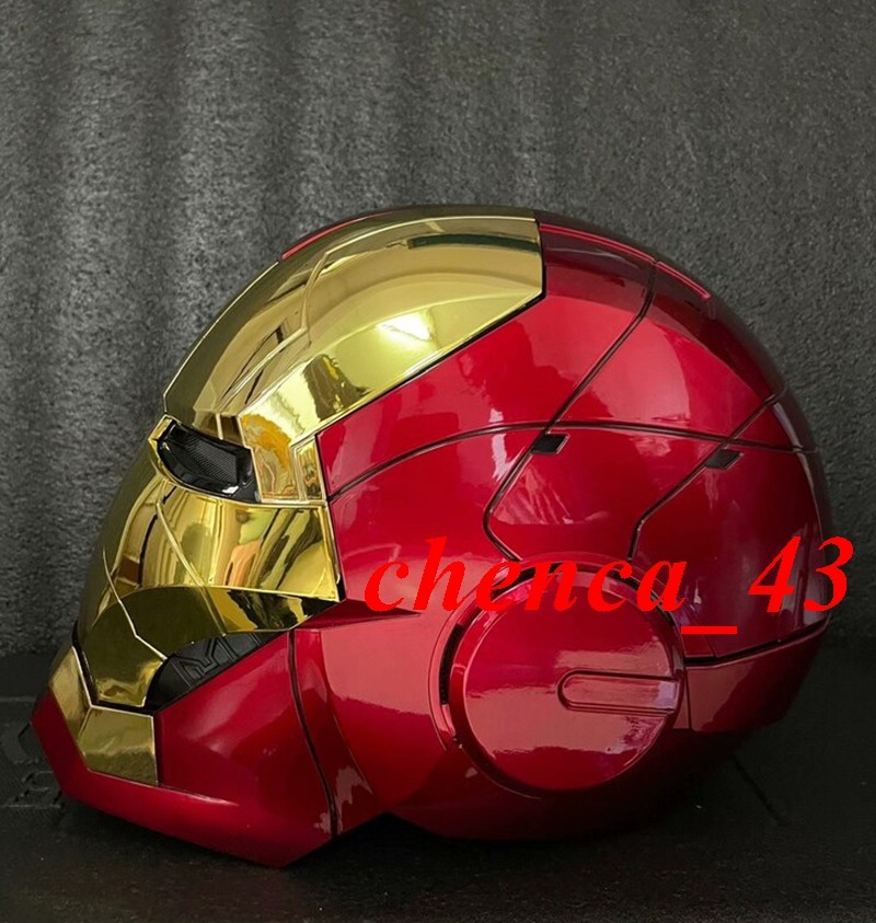 US!!! Autoking Iron Man Helmet MK5 1/1 Voice-controll Mask or Reactor Base Stand