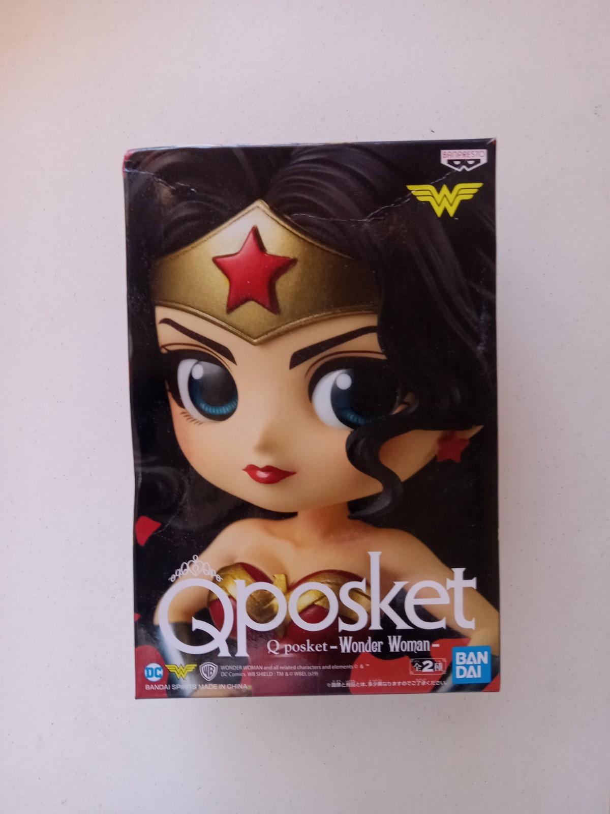 Q posket Wonder Woman – JUSTICE LEAGUE – A Prize Figure – Banpresto -New In Box