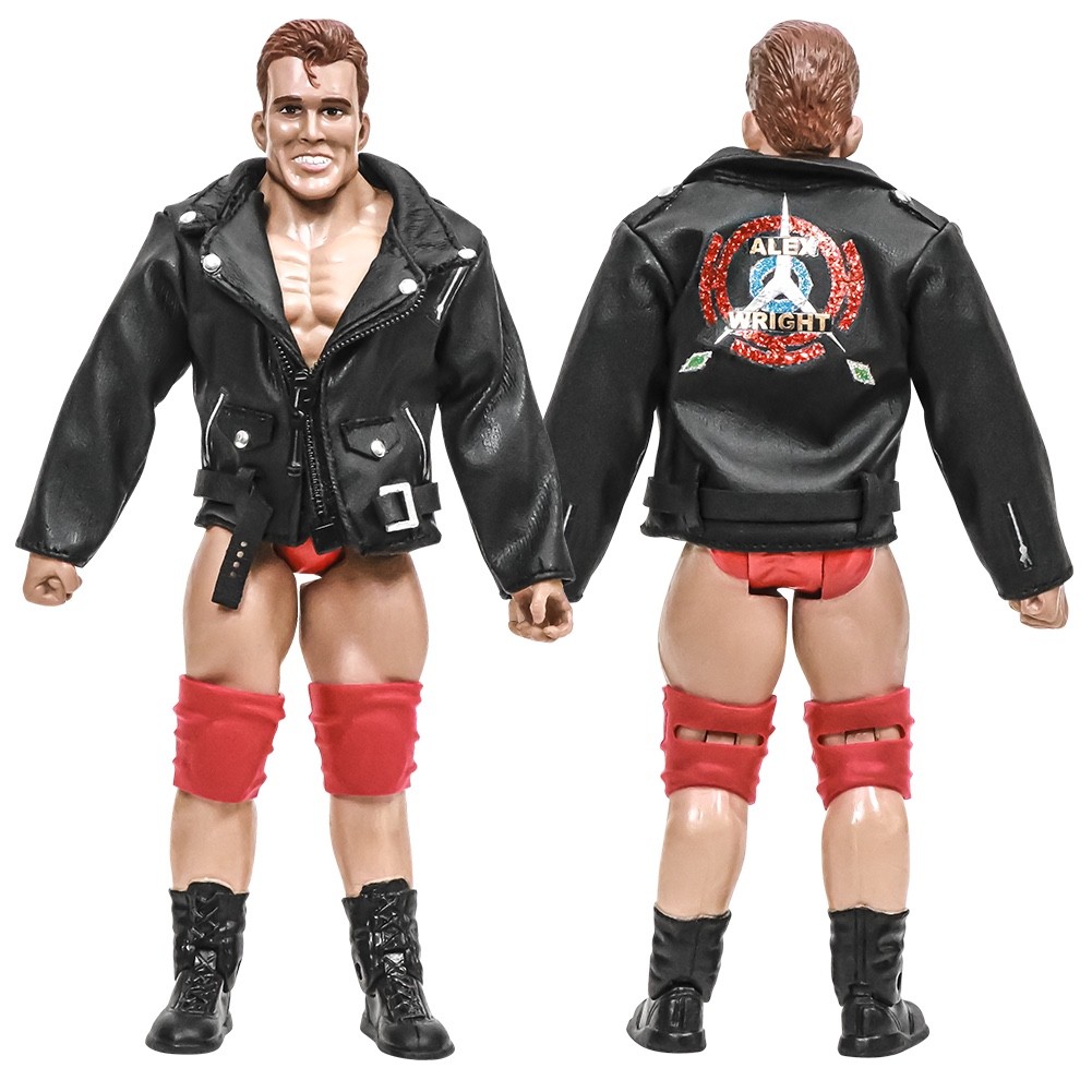 Legends of Wrestling Action Figures: Alex Wright (Loose in Factory Bag)
