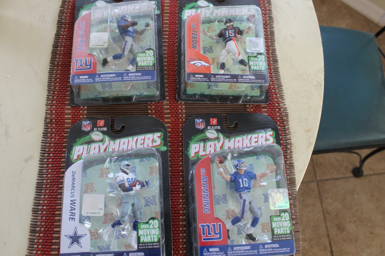 NFL PLAYMAKERS: BRADY, WILSON, BRYANT, LUCK, MANNING, TEBOW, ALLEN, FLACCO, WARE
