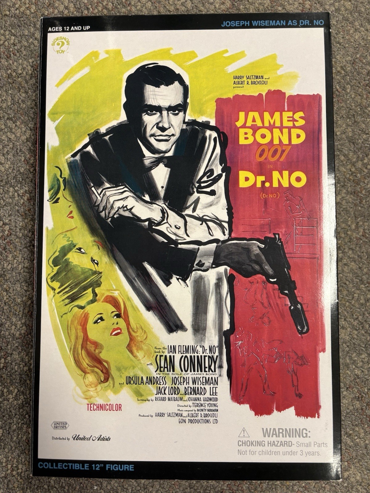 + Sideshow 2002 007 40th Ann. James Bond 007 Joseph Wiseman as Dr. No Figure NIB