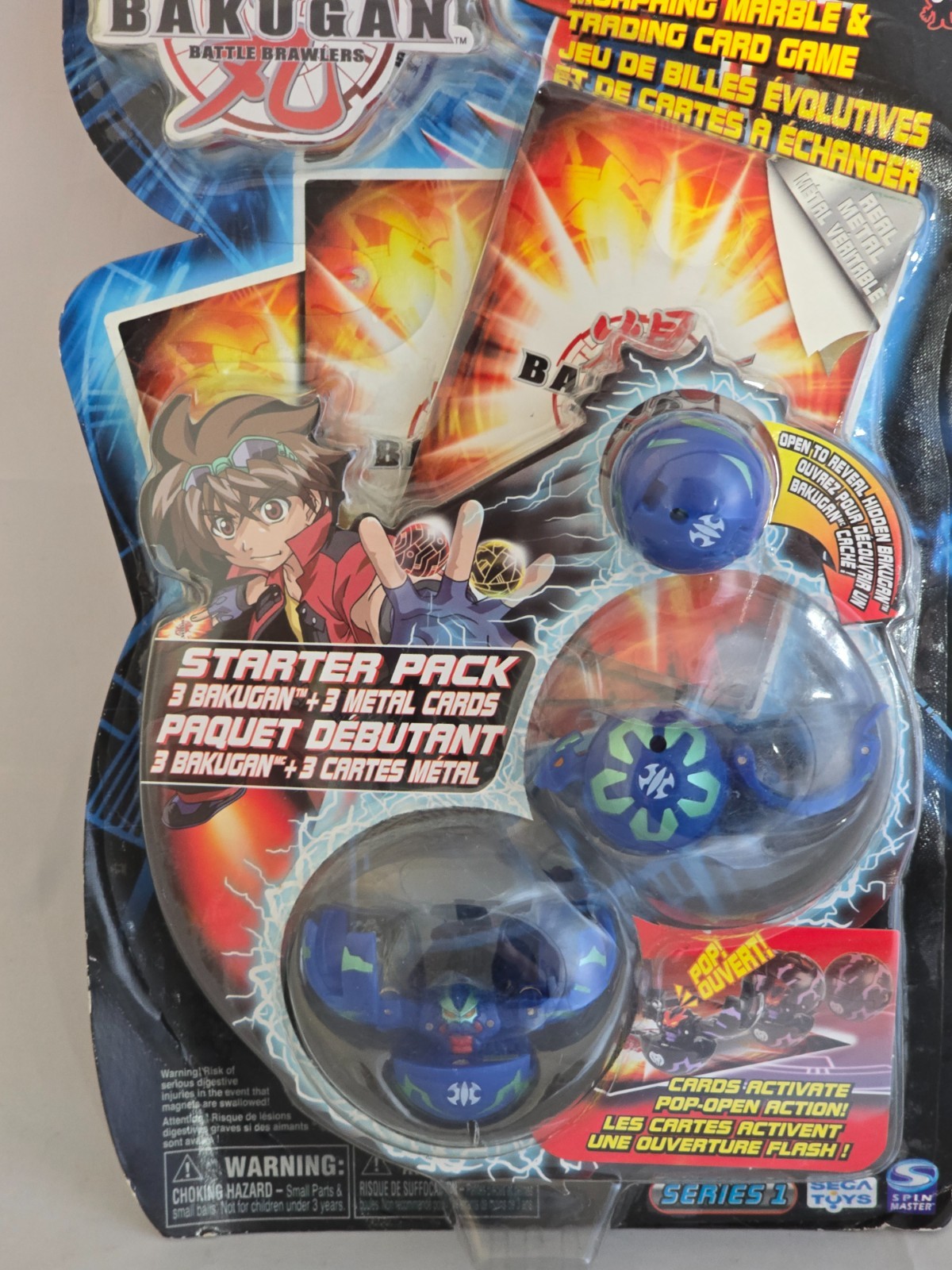 Bakugan Battle Brawlers Series 1 Starter Pack 2007 Reaper Serpenoid Fear Ripper