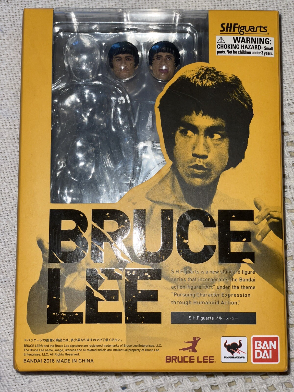 Bandai S.H. Figuarts Bruce Lee Legacy Tamashii Nations USA Authentic Accessories
