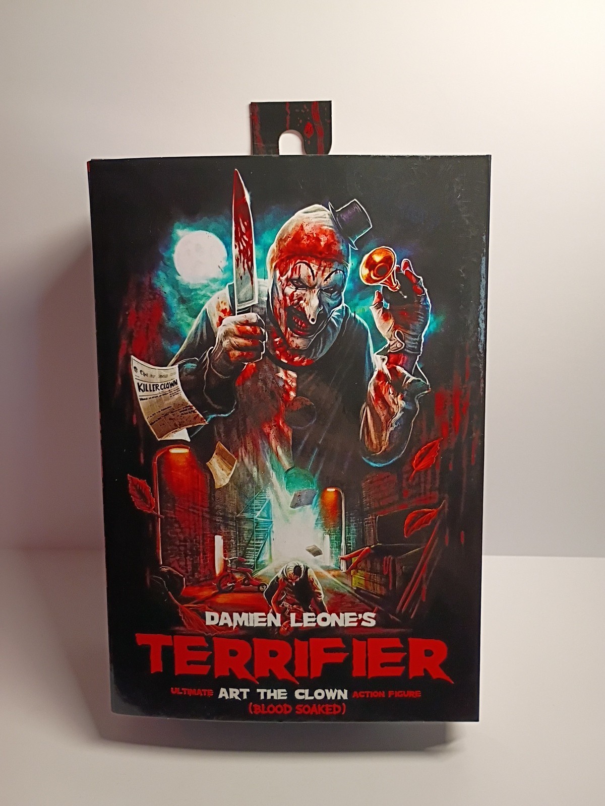 NECA Terrifier Art The Clown Blood Soaked 7″ Action Figure WALMART EXCLUSIVE
