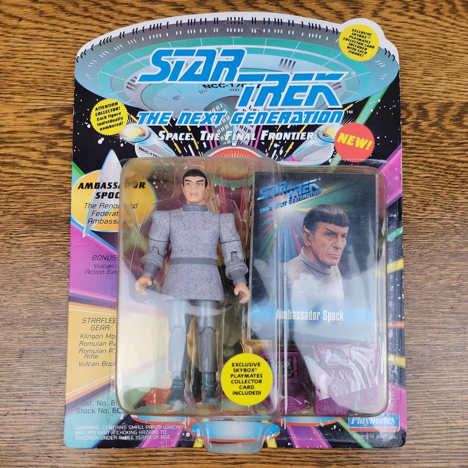 Ambassador Spock – 1993 Star Trek The Next Generation Playmates Unpunched 6027