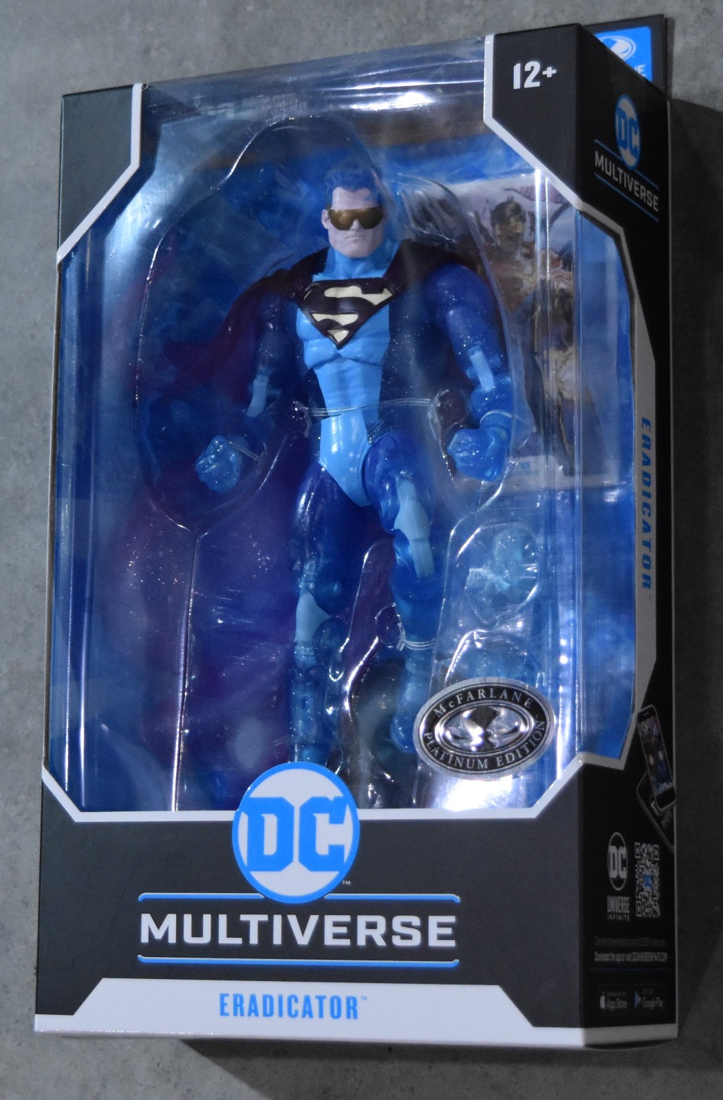 Dc Multiverse Return of Superman Eradicator Platinum chase figure