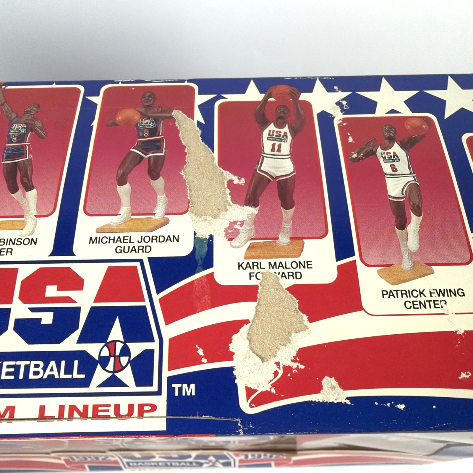 Vtg 1992 Dream Team Starting Lineup USA Basketball Set NIB with Box Wear (Read)