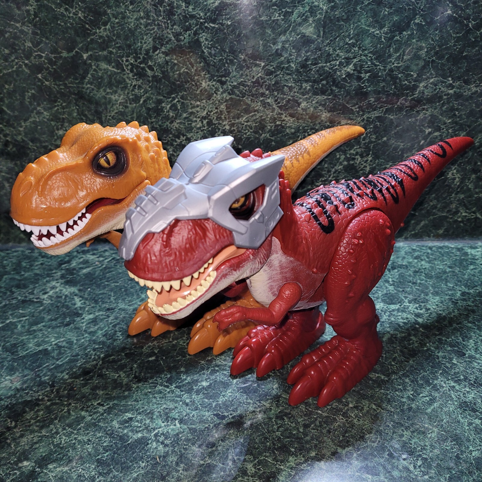 ZURU Robo Alive Attacking T-Rex Dinosaur Battery Robotic Toy Lot Tested & Works