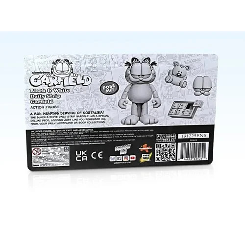 Garfield – Black & White Daily Comic Strip – Action Figure – EE Exclusive