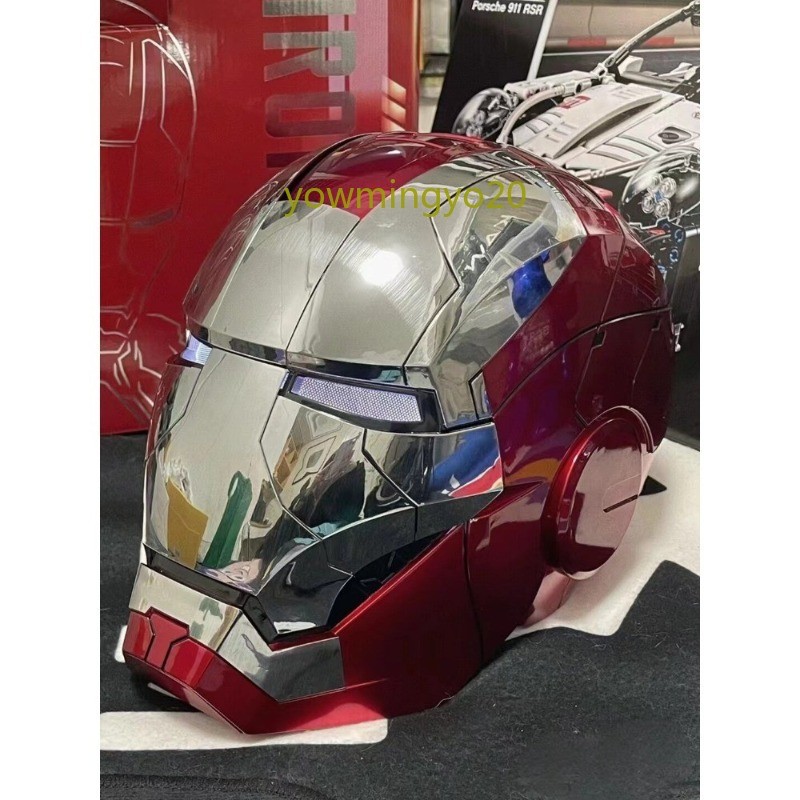 Autoking Iron Man MK5 Helmet Electronic Voice Activated Open&Close Mask 1:1 Prop