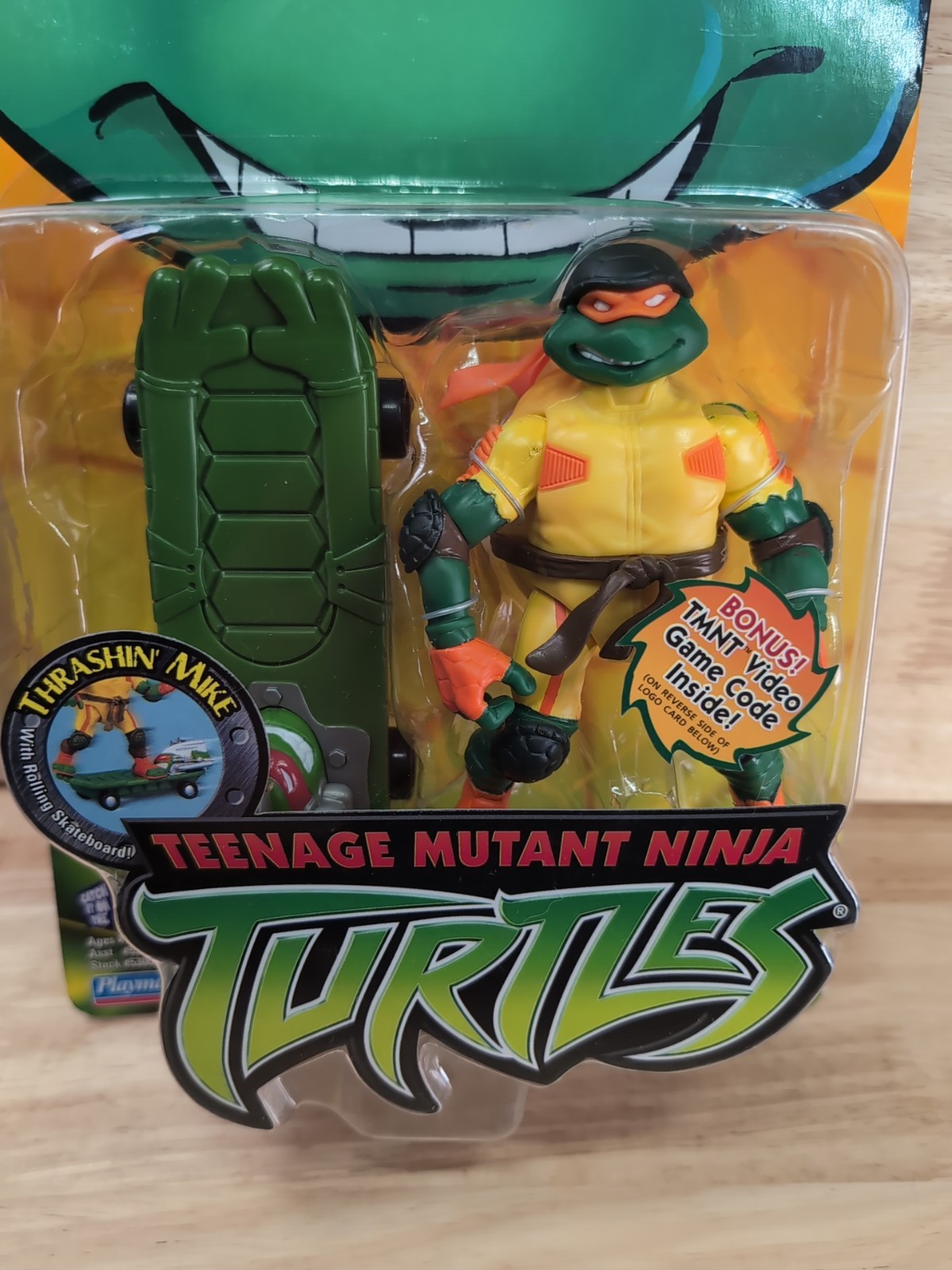 TMNT Thrashin Mike Figure Teenage Mutant Ninja Turtles Playmates