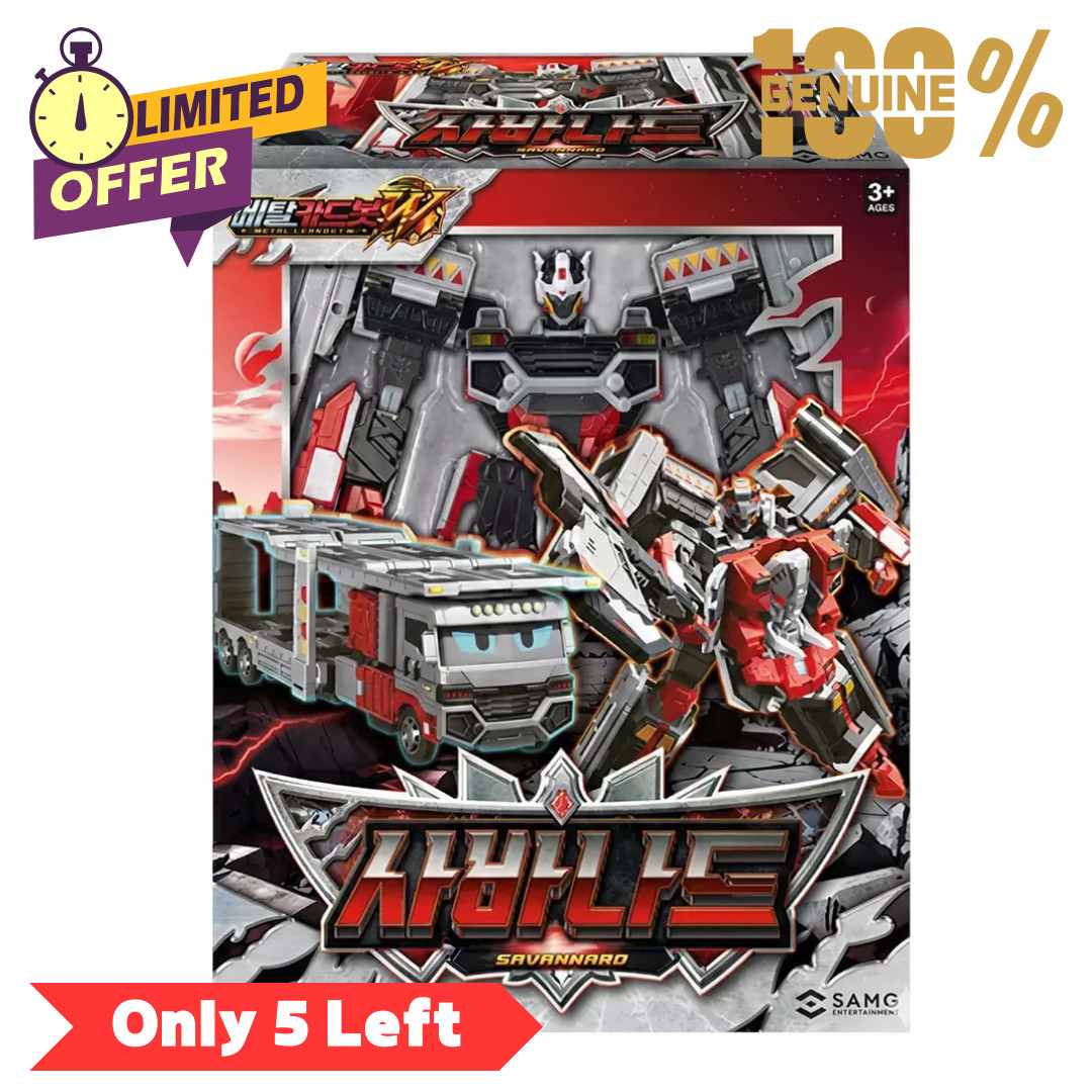 Metal Cardbot W: Savannard – The Ultimate 3-in-1 Transforming Safari Titan K-toy