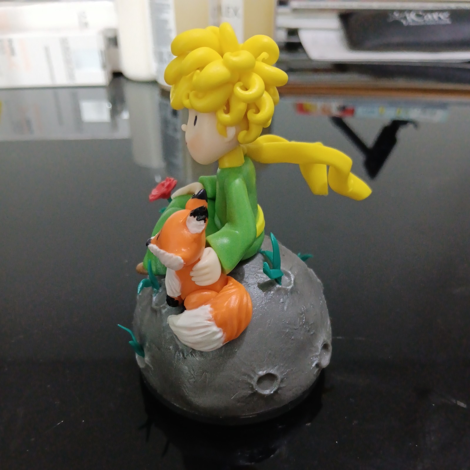 Le Petit Prince / The Little Prince And Fox Custom Statue Cold Porcelain Fragile