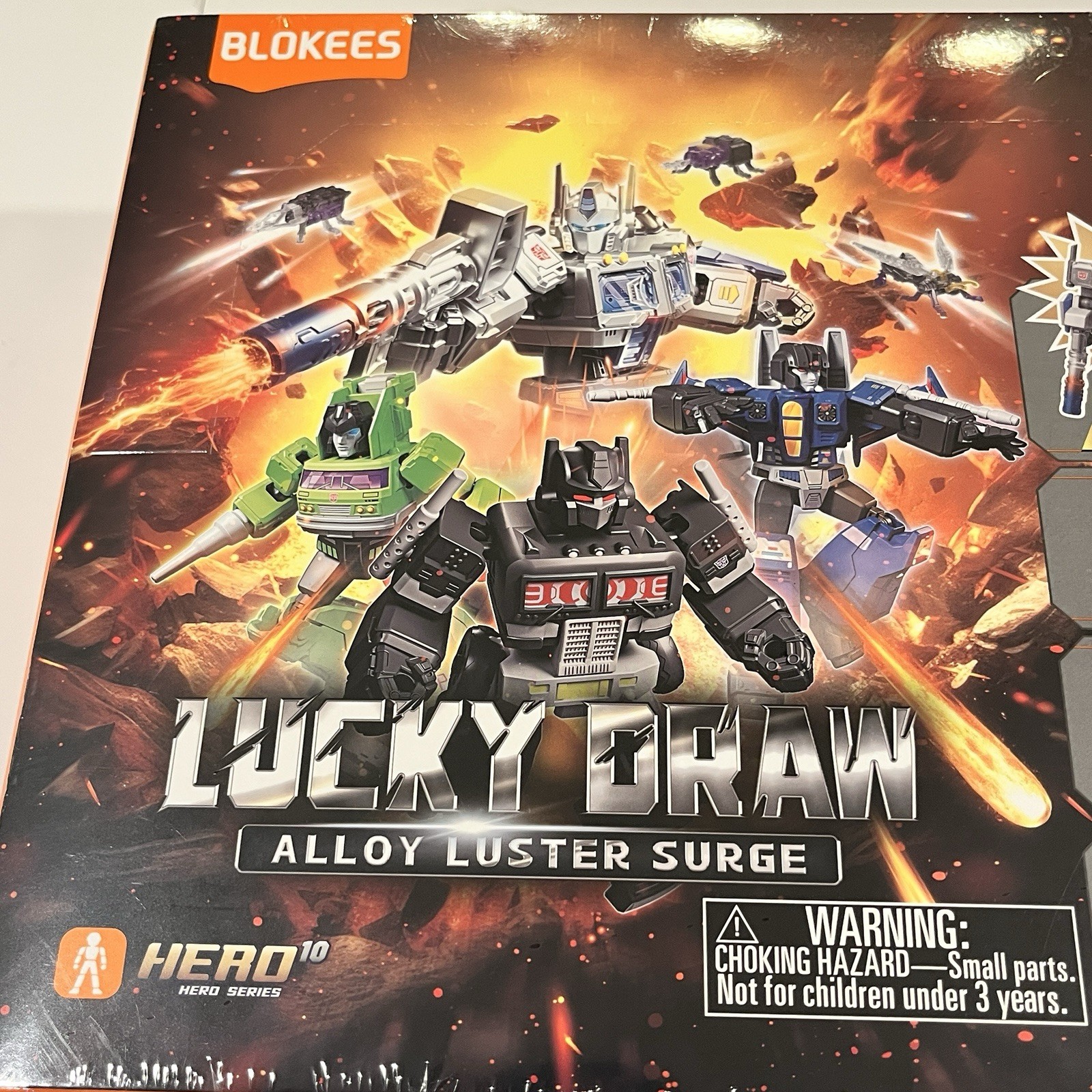 Blokees Transformers Galaxy Lucky Draw Alloy Luster Surge READ DESCRIPTION NEW