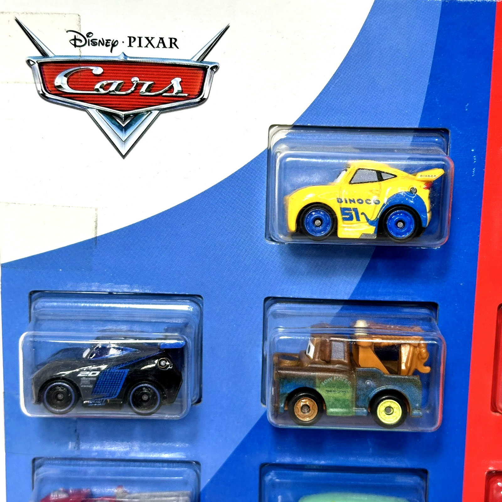 Pixar Cars MINI RACERS Variety 15-PACK Golden Chick Hicks HTF Die Cast