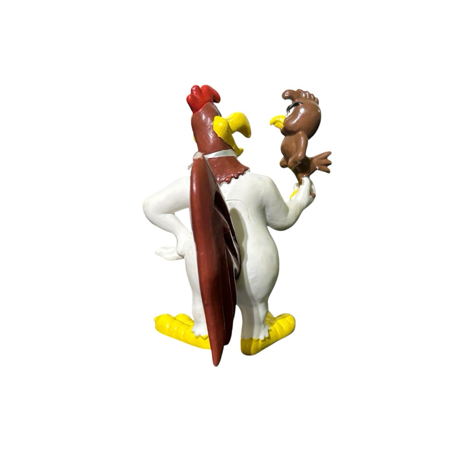 Foghorn Leghorn with Henry Hawk PVC Toy Figure 3.25″ Tall Vintage Applause 1988