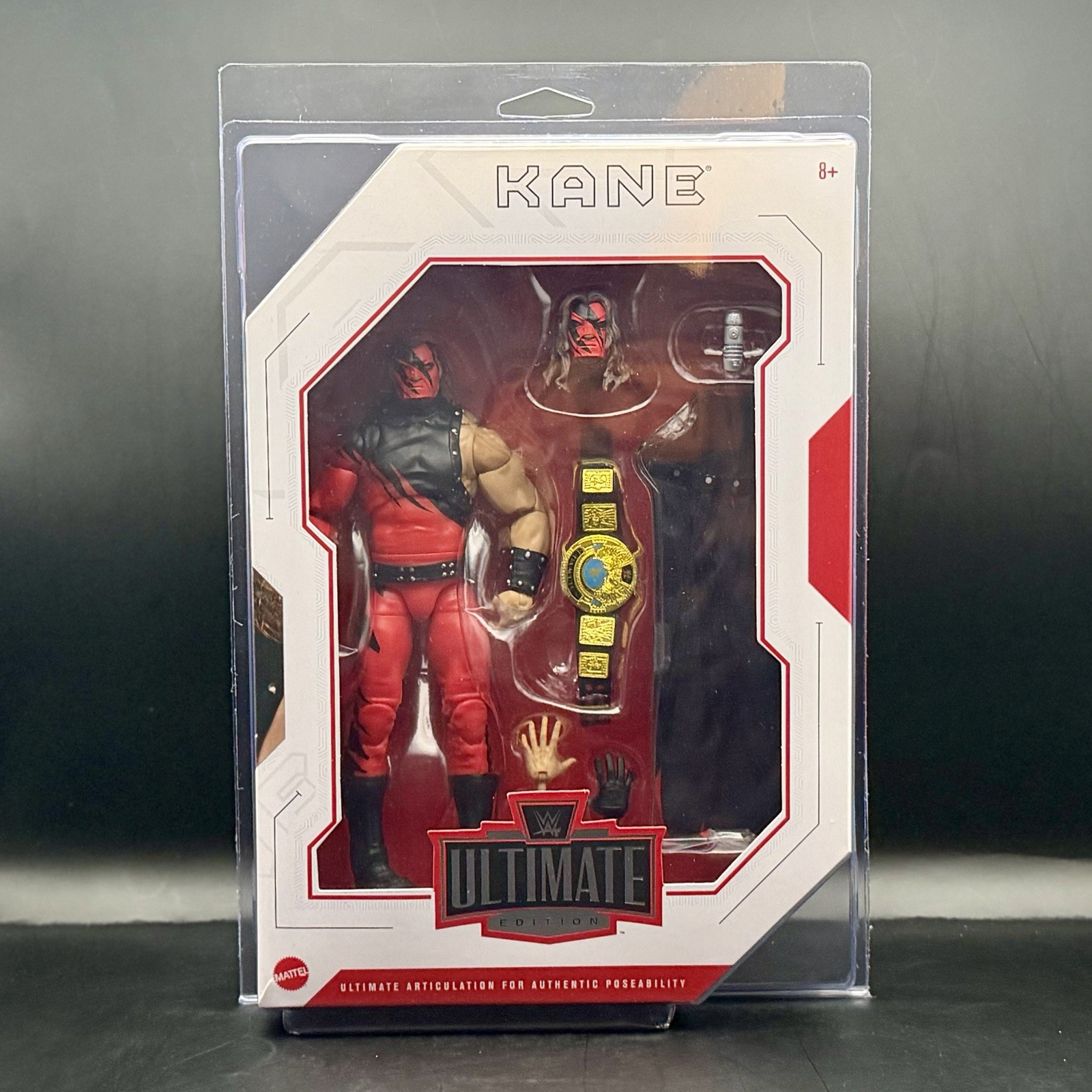 WWE Ultimate Edition Kane Complete Opened w/ Box + Defender Mint