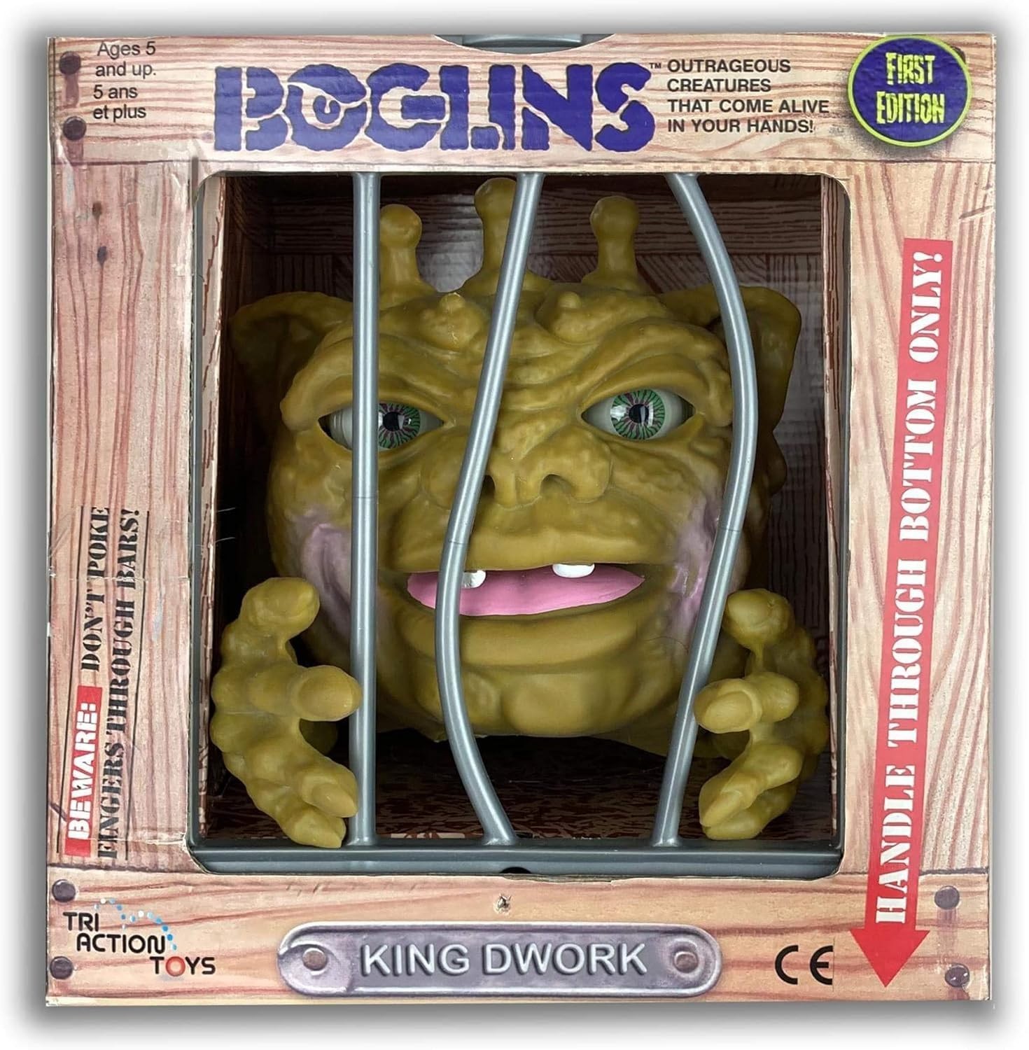 Iconic King Dwork Collectible Figure with Movable Features – 80’s Retro Toy^*-