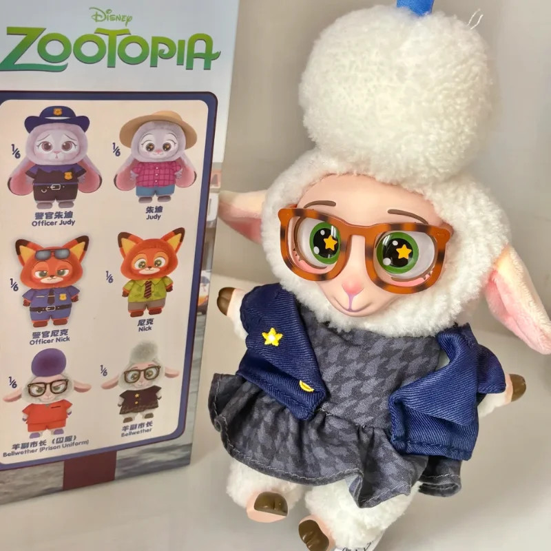 Zootopia Blind Box Judy Hopps Nick Wilde Vinyl Plush Pendant Toy Gift