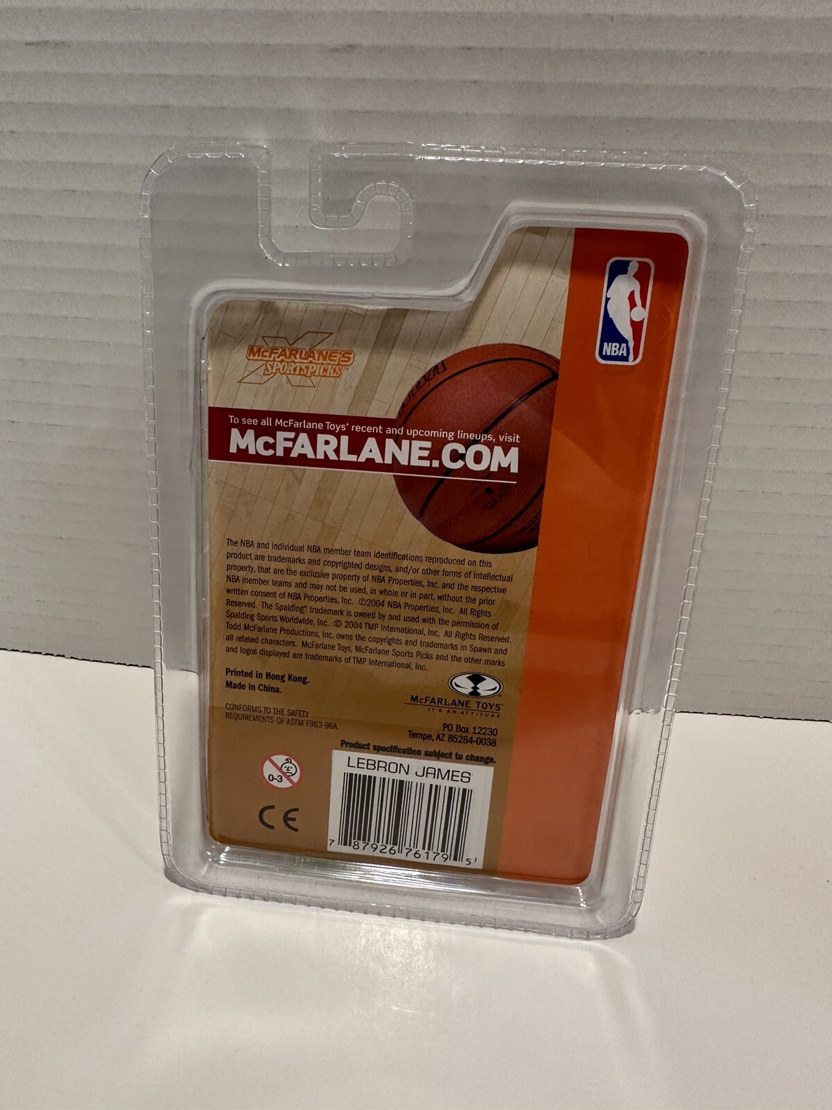 2004 McFarlane NBA LeBron James Cleveland Cavaliers Mini Action Figure 3″ NEW!
