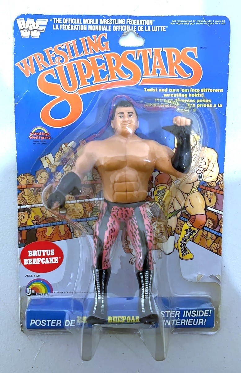 wwf ljn wrestling superstars error brutus “the barber” beefcake wrestling figure