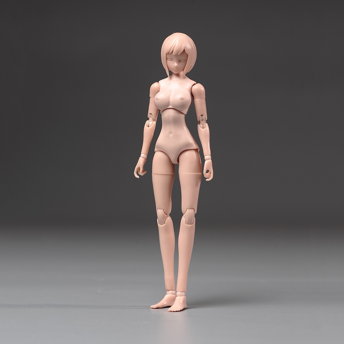 US 86TOYS 1:12 T86-ST03-A Pale Skin Large Bust 6in Female Joint Figure Head Body