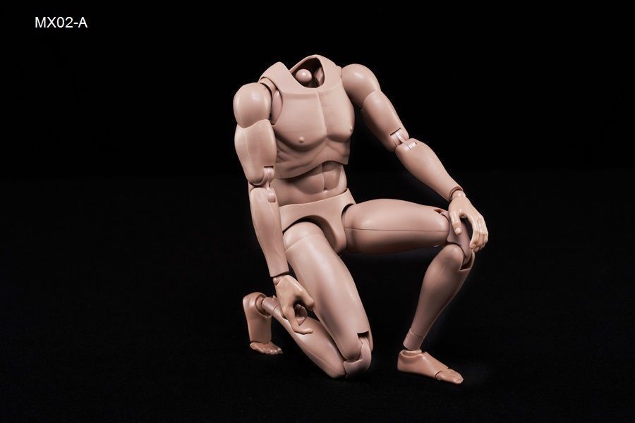 MX02-A 1/6 Scale Man Male Body Action Figure Toy Fit 1/6th Head Sculpt Model Toy